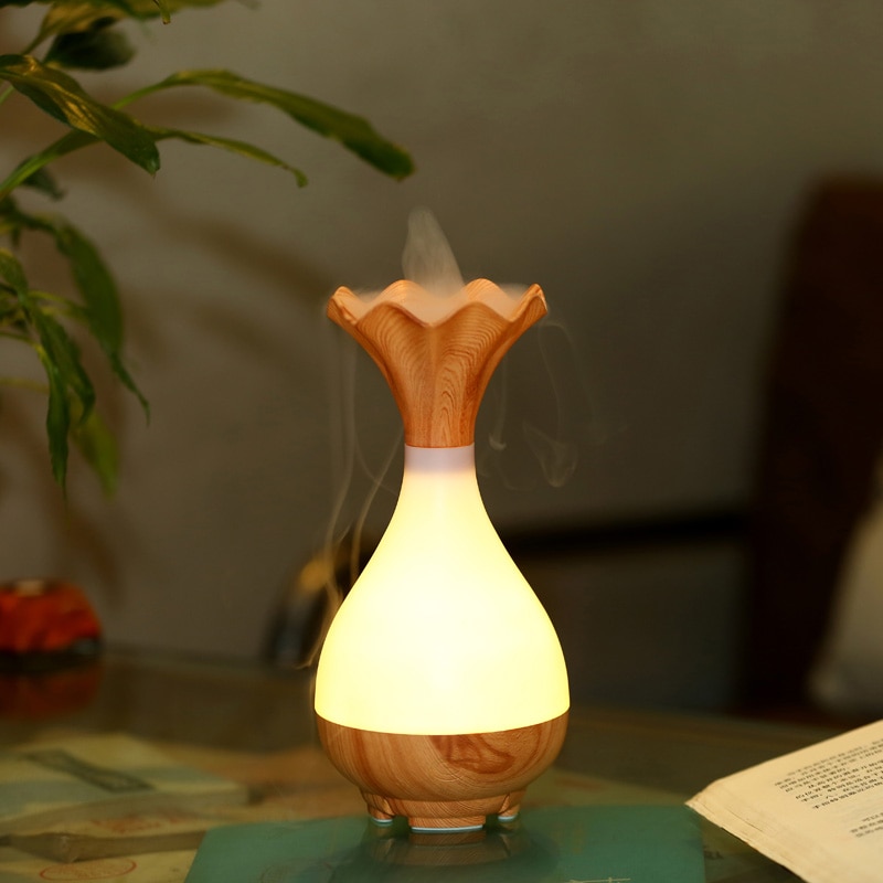 Magic-Bottle-95ml-wooden-vase-decorative-essential-oil-diffuser-usb-evaporative-humidifier-Aromather